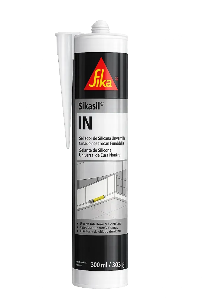 Sellador sika sikasil in blanco x 280 ml 557398