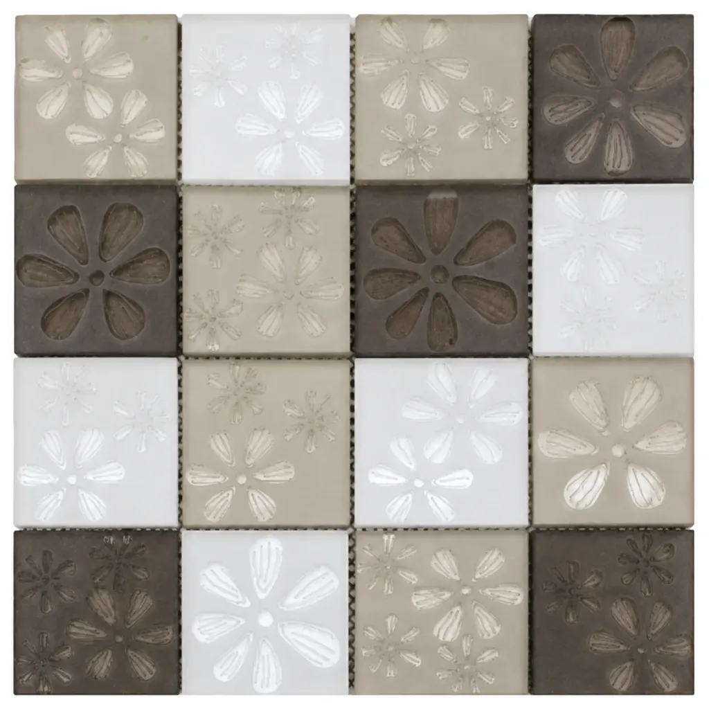 MALLA MISIONES BLUMEN VV5204 30 X 30 BEIGE MIX