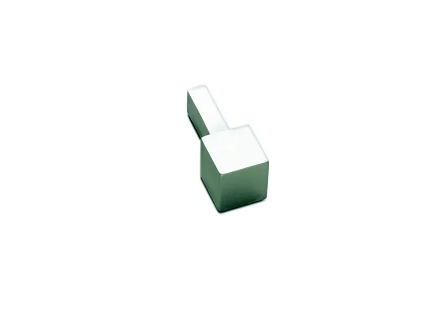[100024] Esquinero Quadra  10mm x 10mm Cromo Deluxe Atrim 8421