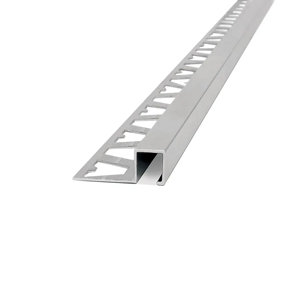 Guardacanto Quadra 10 x 5 mm Cromo Mate Atrim 1423