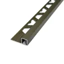 Guardacanto Quadra 10x10mmx2.5m Olivo-Bronce Atrim 3425B