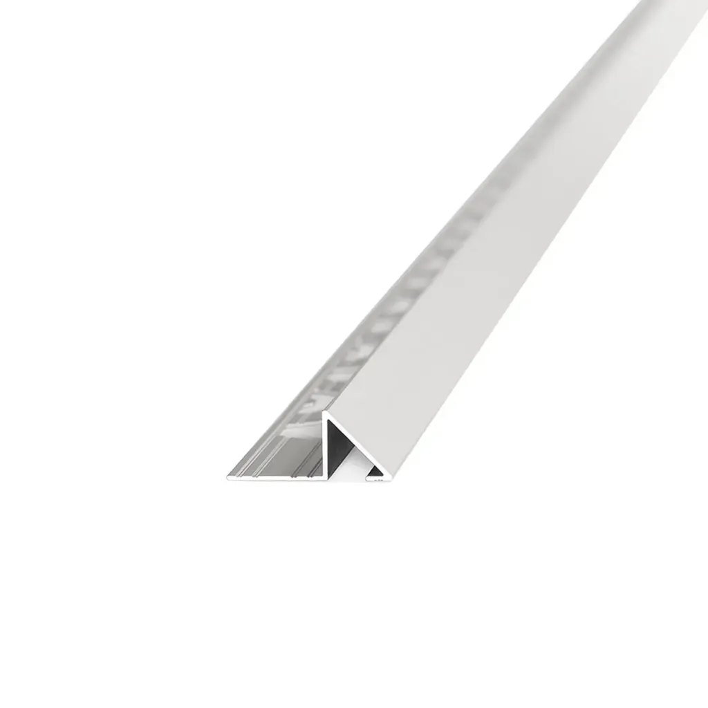 Guardacanto Prisma cromo mate 10mm x 11mm x 2.5m Atrim 2853