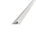 Guardacanto Prisma cromo mate 10mm x 11mm x 2.5m Atrim 2853
