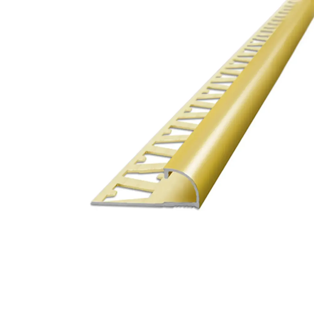 Guardacanto Bullnose Oro Brillante 10 mm x 10 mm x 2,5 m Atrim 5380