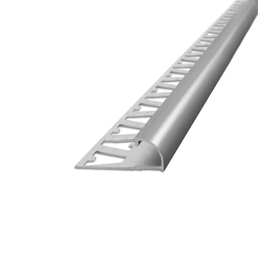 Guardacanto Bullnose Cromo Brillante 10 mm x 10 mm x 2,5 m Atrim 5381