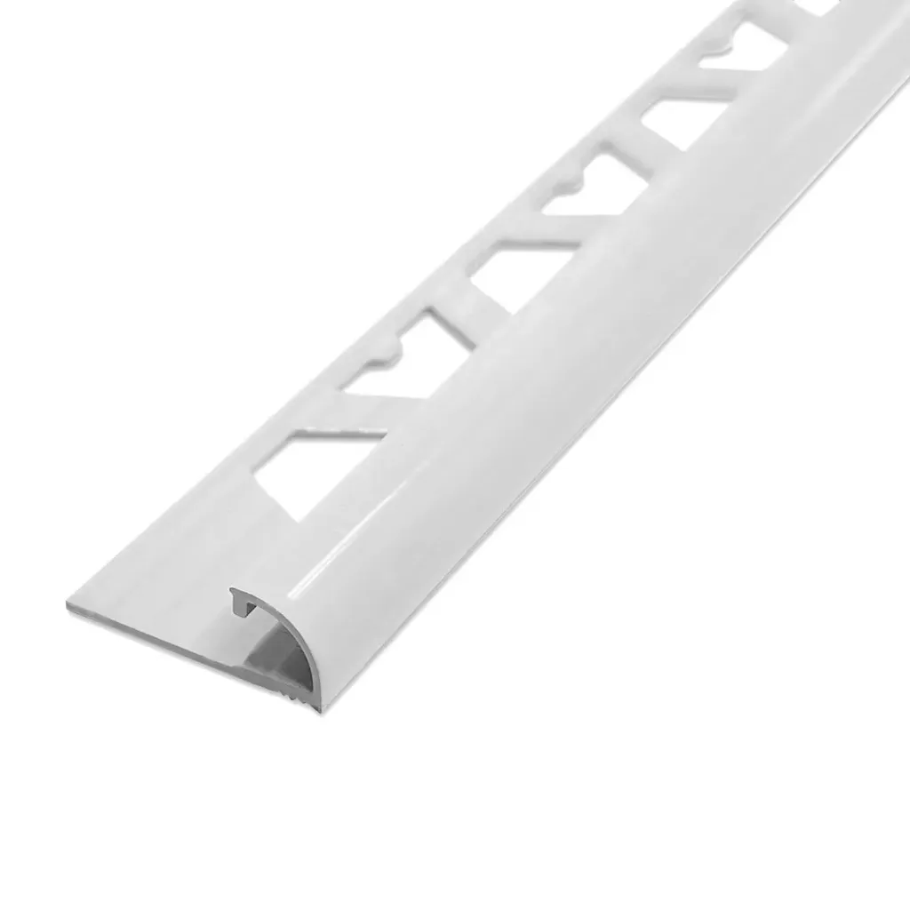 Guardacanto Bullnose Blanco 10 mm x 10 mm x 2,5 m Atrim 5563