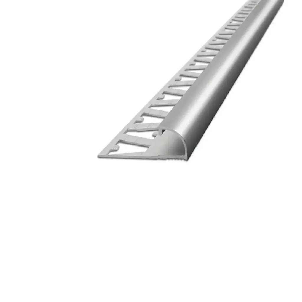 Guardacanto Bullnose Peltre Brillante 10 mm x 10 mm x 2,5 m Atrim 5575