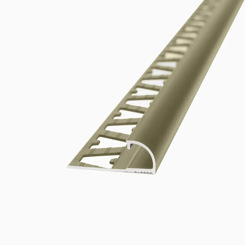 VARILLA ALUM. BULLNOSE ATRIM 5575B 10MM X 2,5 MTS OLIVO-BRON