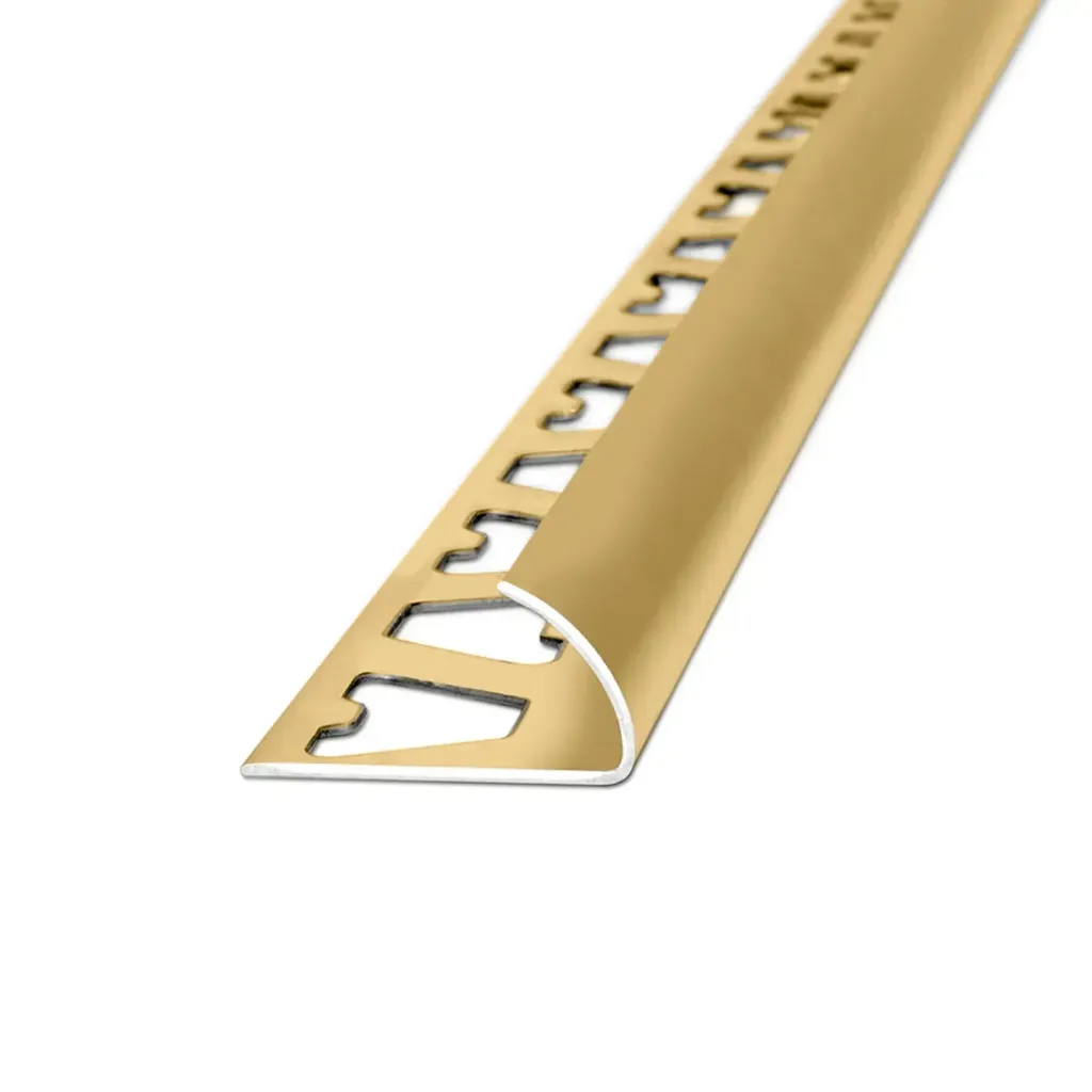 Guardacanto Arco Oro Brillante 6 mm x 10 mm x 2,5 m Atrim 1380
