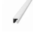Listello Cuadrado Cromo Mate 9 mm x 9 mm x 2,45 m Atrim 1433