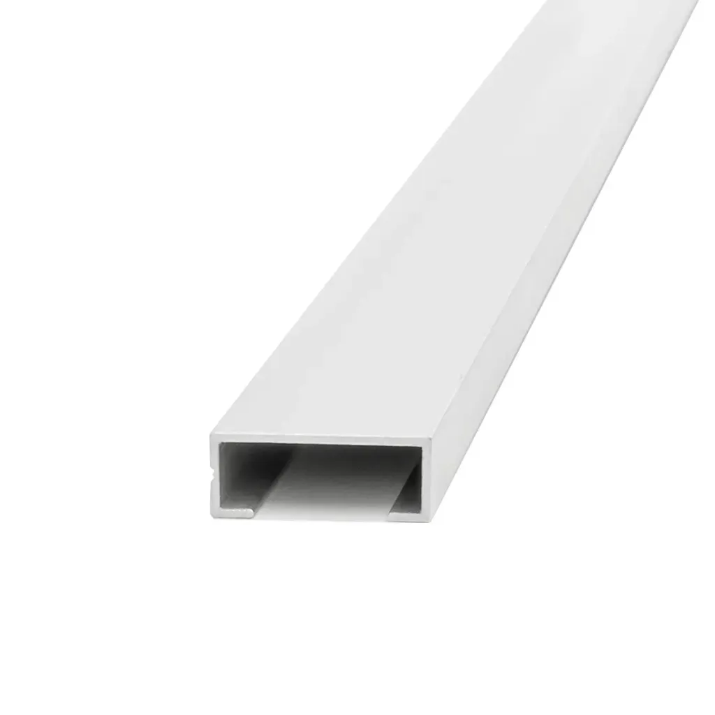 [1002660] Listello Luxor Cromo Mate 8 mm x 20 mm x 2,45 m Atrim 1483