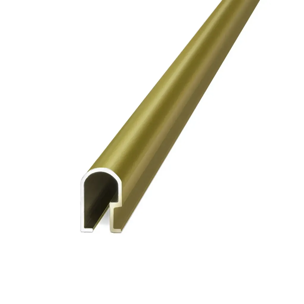 Listello Redondo Oro Mate 14 mm x 9 mm x 2,45 m Atrim 1442