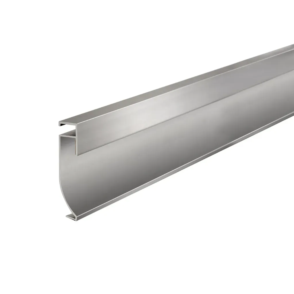 [100141] Zócalo LED Cromo Mate 60 mm x 13 mm x 2,5 m Atrim 3973