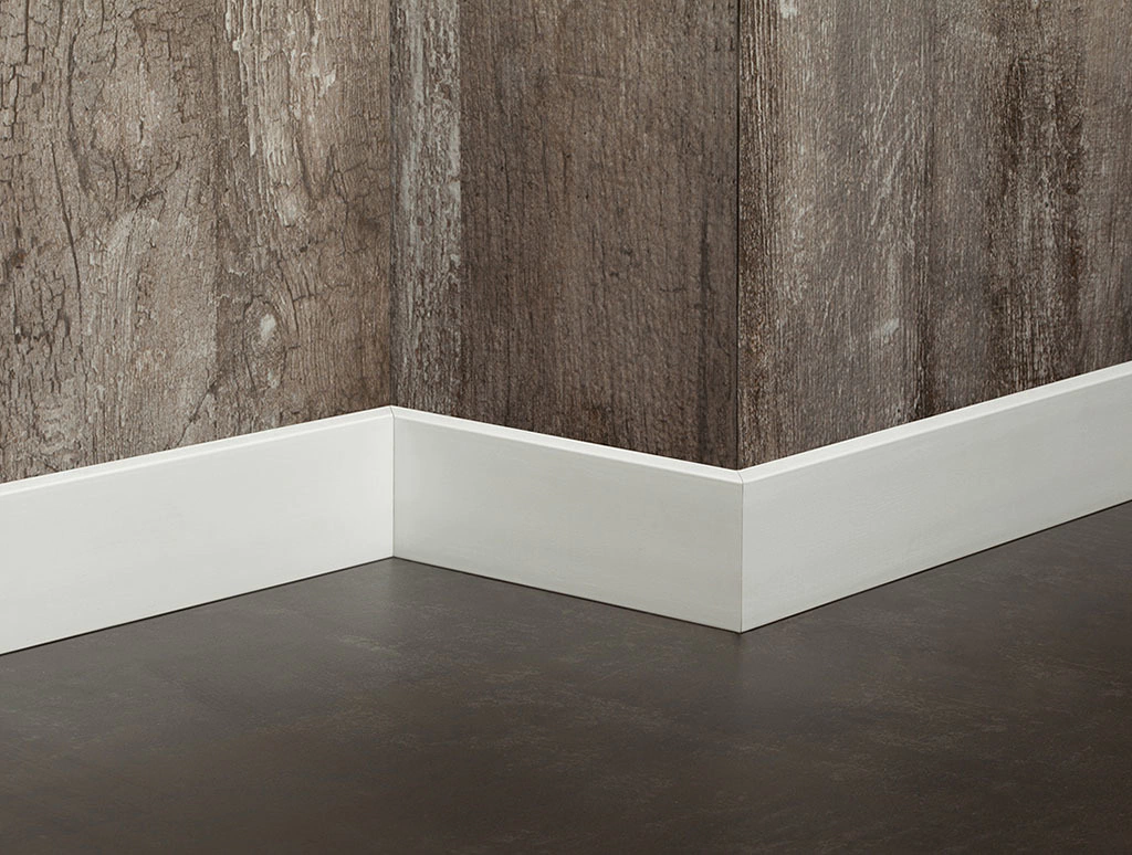 Zocalo Atrim Plain 70Mm 2310 X 2,5 Mt Blanco Texturado