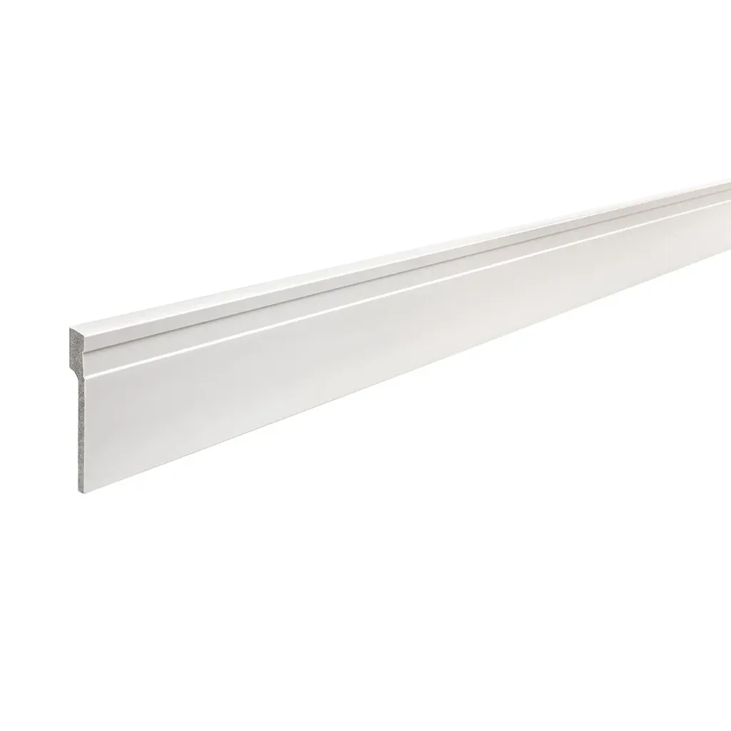 Zócalo Reforma Line Blanco Mate 120 mm x 10 mm x 2,5 m Atrim 2351