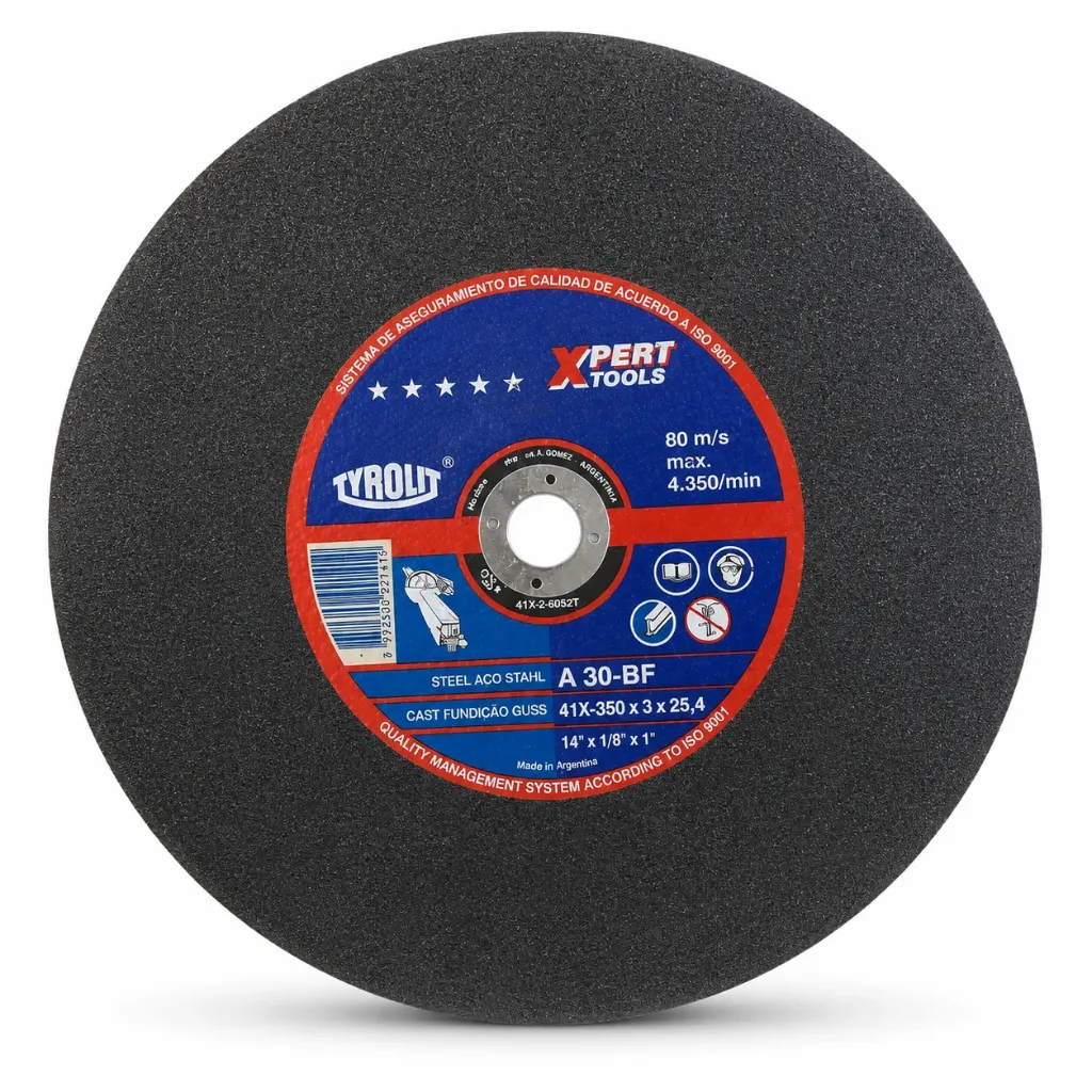 DISCO ABRASIVO DE CORTE ERPA TYROLIT 355X3,2X25,4 A30-BF