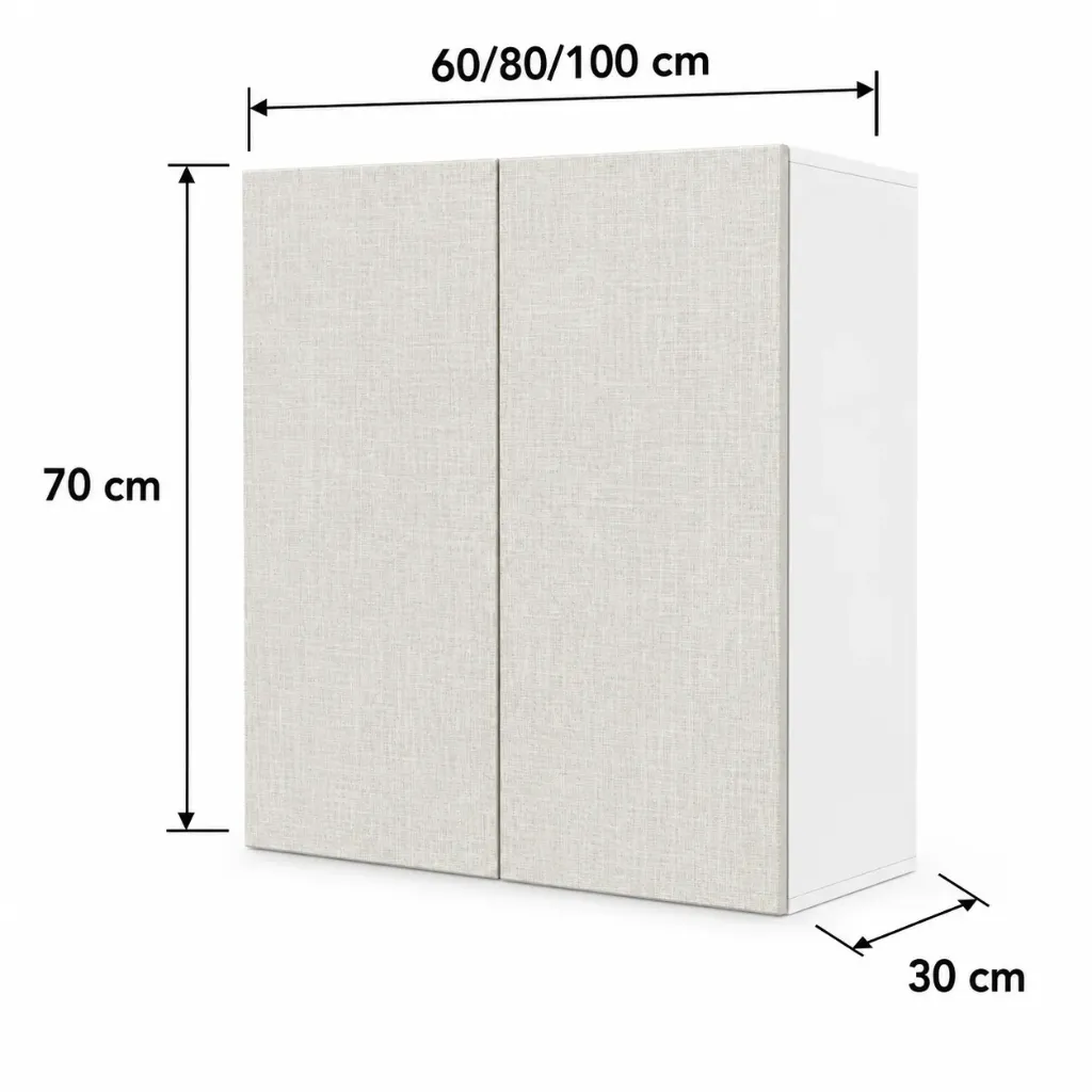 Alacena Vertical 2 puertas 60cm 80cm 100cm