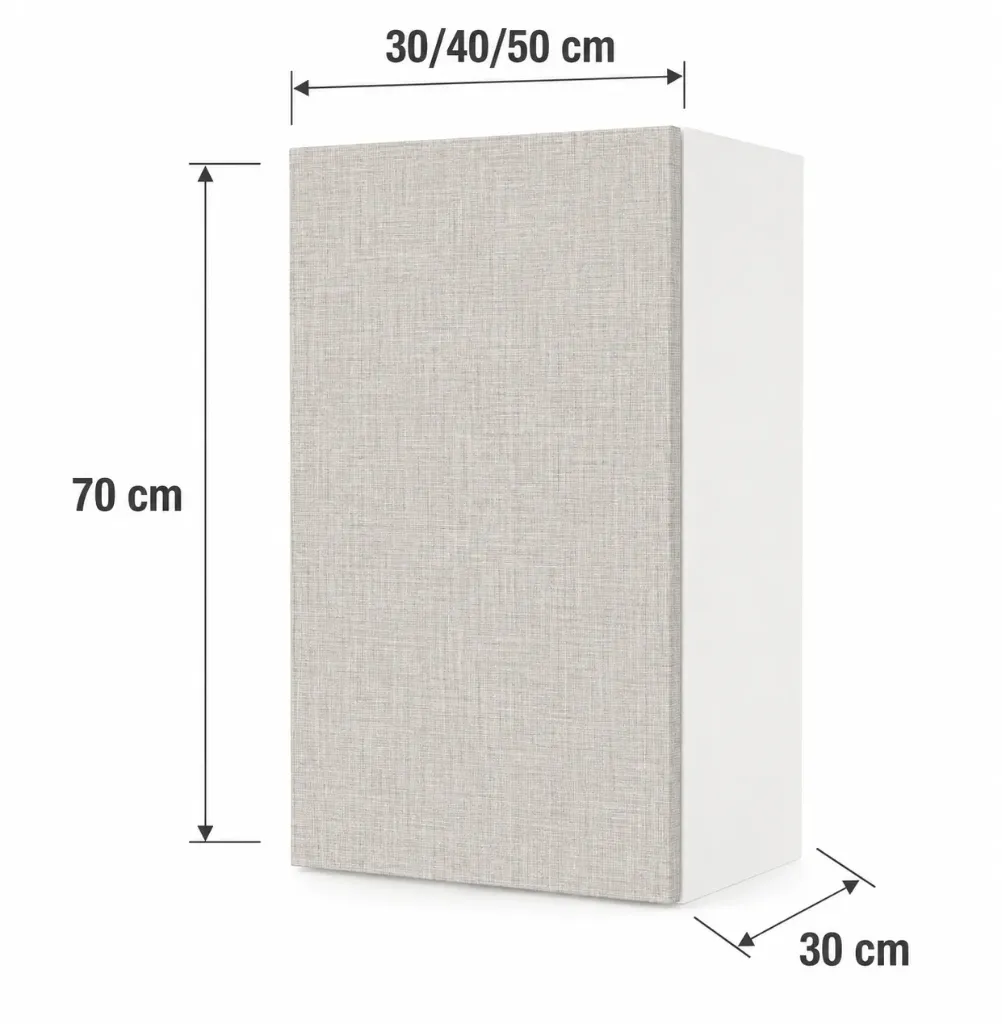 Alacena Vertical 1 puerta 30cm 40cm 50cm