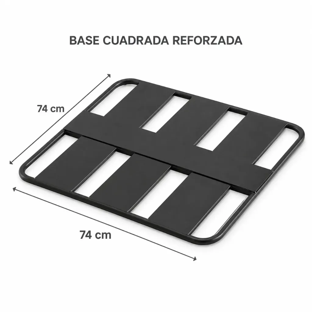 BASE CUADR.P/TANQUE WATERPLAST SLIM PROO 300 A 750 LTS 640