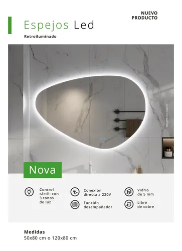 ESPEJO LED SCHNEIDER NOVA 1200X500 KEL0481