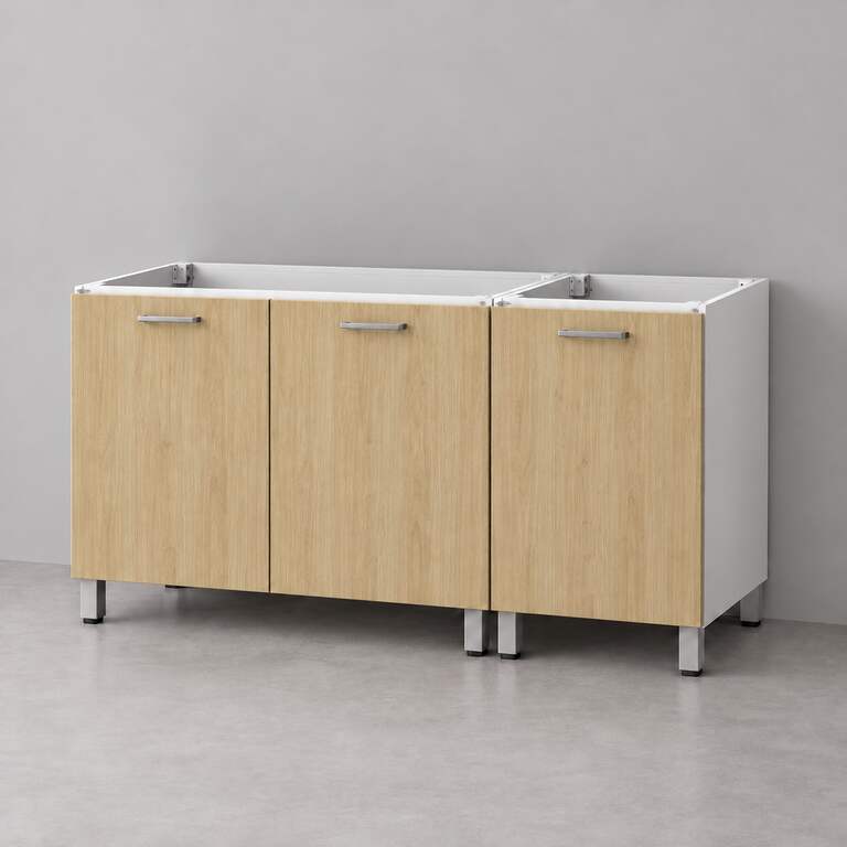 Mueble de cocina lineal 1,20 m solo bajo mesada 80 + 40 cm LINEA BOX
