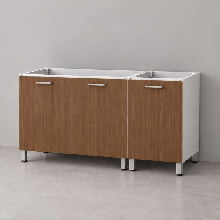 Mueble de cocina lineal 1,20 m solo bajo mesada 80 + 40 cm LINEA BOX