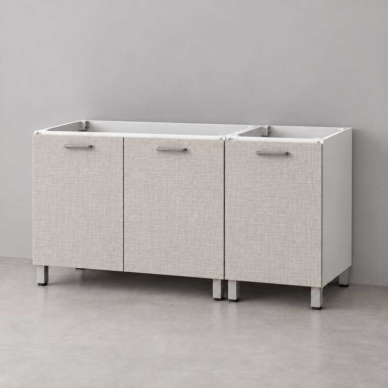 Mueble de cocina lineal 1,20 m solo bajo mesada 80 + 40 cm LINEA BOX